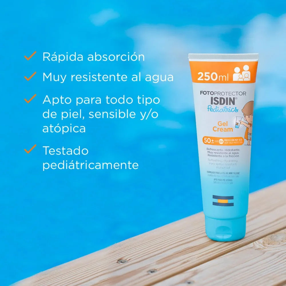 Isdin Fotoprotector Pediatrics Gel Cream Wet Skin SPF50+ x250ml