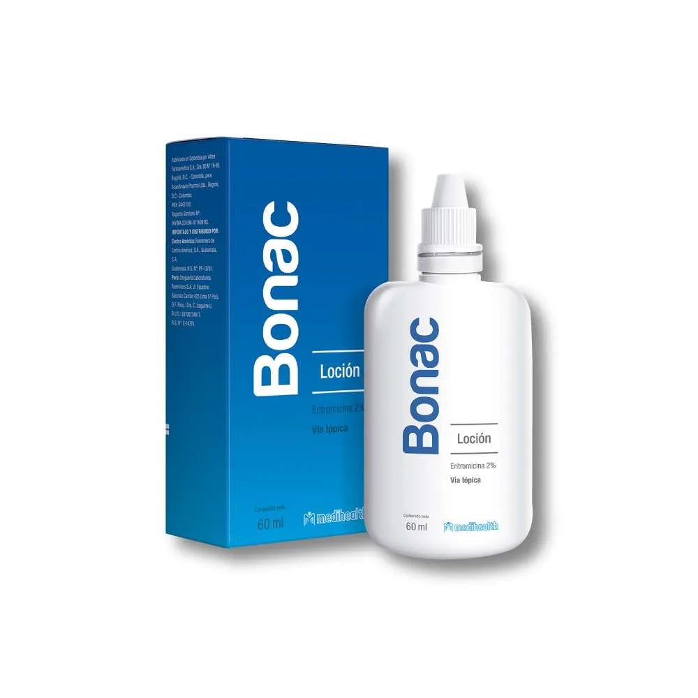 Medihealth Bonac Locion Eritromicina 2% x60ml