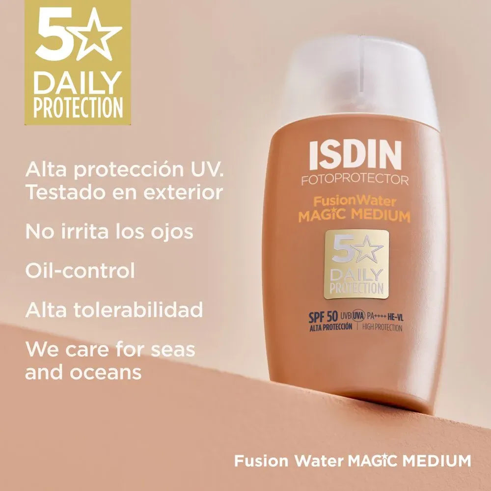 Isdin Fotoprotector FusionWater Magic Tono Medium SPF50+ x50ml