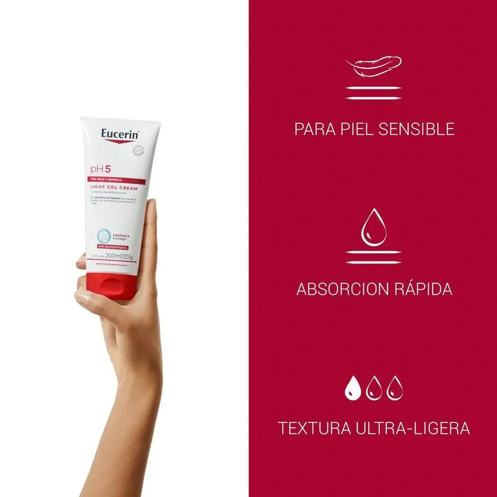 Eucerin pH5 Gel-Crema Ligera Hidratante x200ml