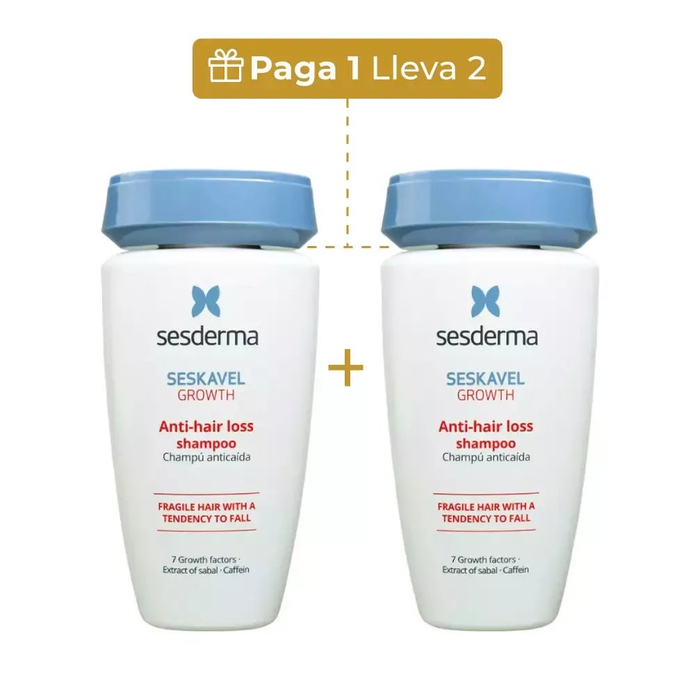 Kit sesderma Seskavel Champu X 250 ml Paga 1 Lleva 2 - TIENDA PIEL