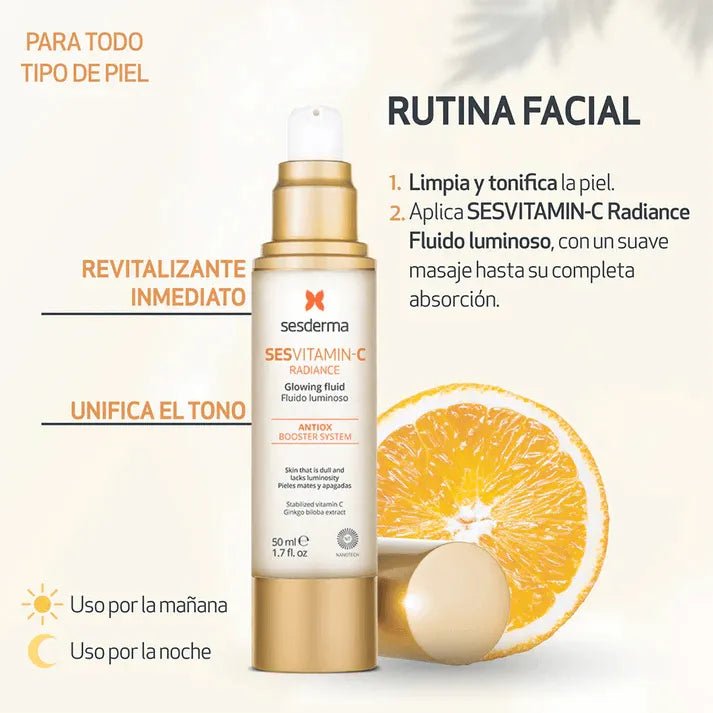 Sesderma Sesvitamin C Radiance Fluido x50ml - TIENDA PIEL