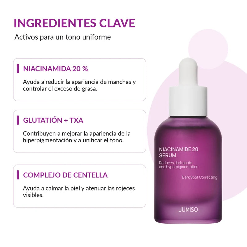 Jumiso Sérum Niacinamida 20% Despigmentante x40ml