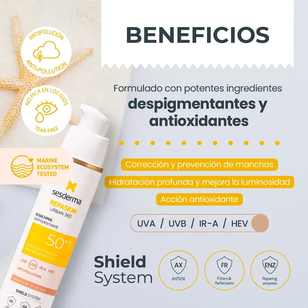 Sesderma Repaskin Urban 365 Despigment Spf50+ x50ml