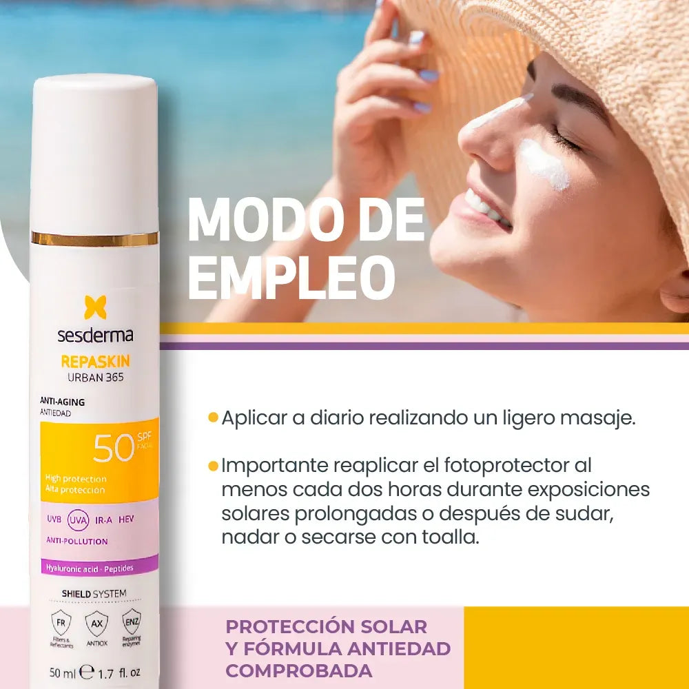 Sesderma Repaskin Urban 365 Antiedad SPF50+ x50ml