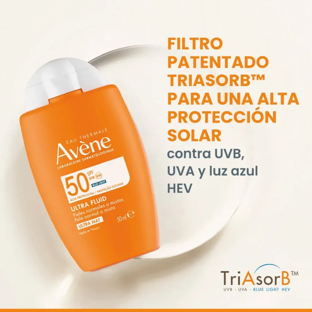 Avene Fotoprotector Ultra Fluid Ultra Mat SPF50+ x50ml