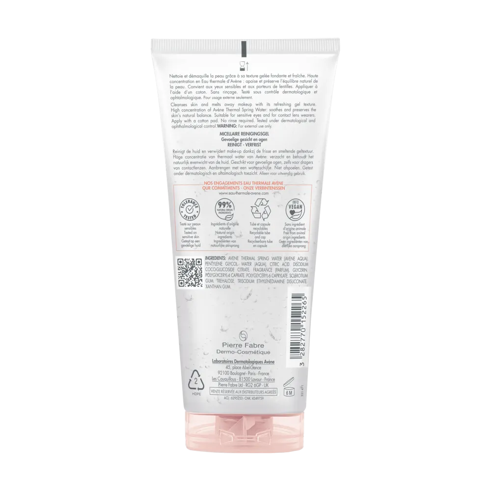 Avene Gel Micelar Desmaquillante x200ml