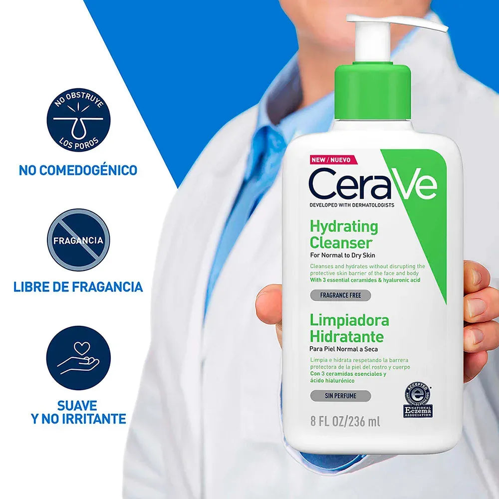 CeraVe Limpiador Facial Hidratante x236ml