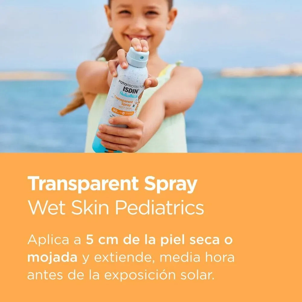 Isdin Fotoprotector Transparent Spray Wet Skin Pediatrics SPF50+ x250ml
