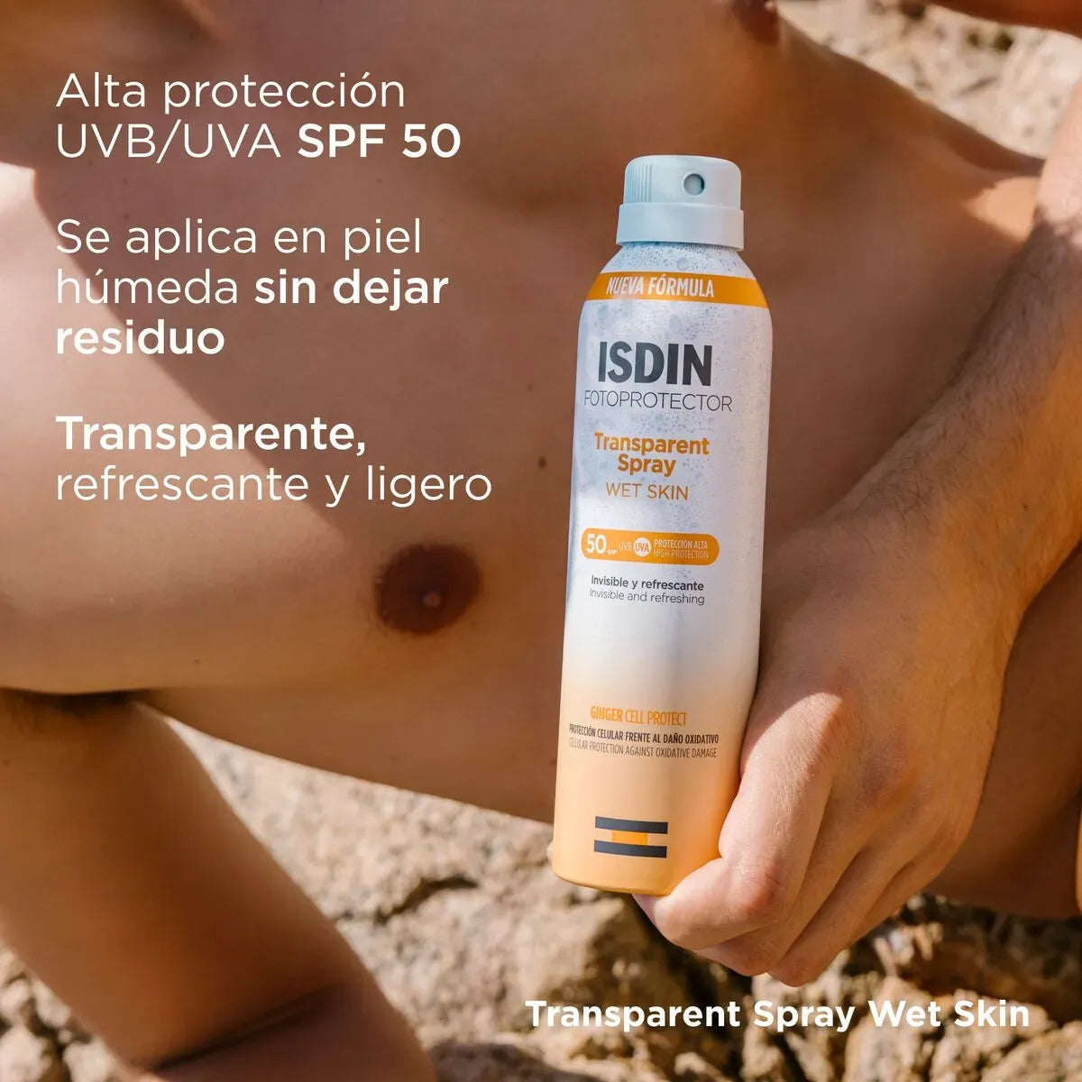 Isdin Fotoprotector Transparent Spray Wet Skin SPF50+ x250ml