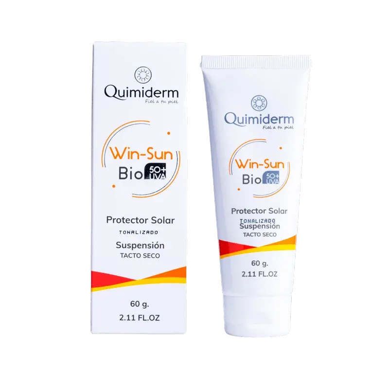 Quimiderm Win-Sun Bio SPF50+ Tonalizado Tacto Seco x60g