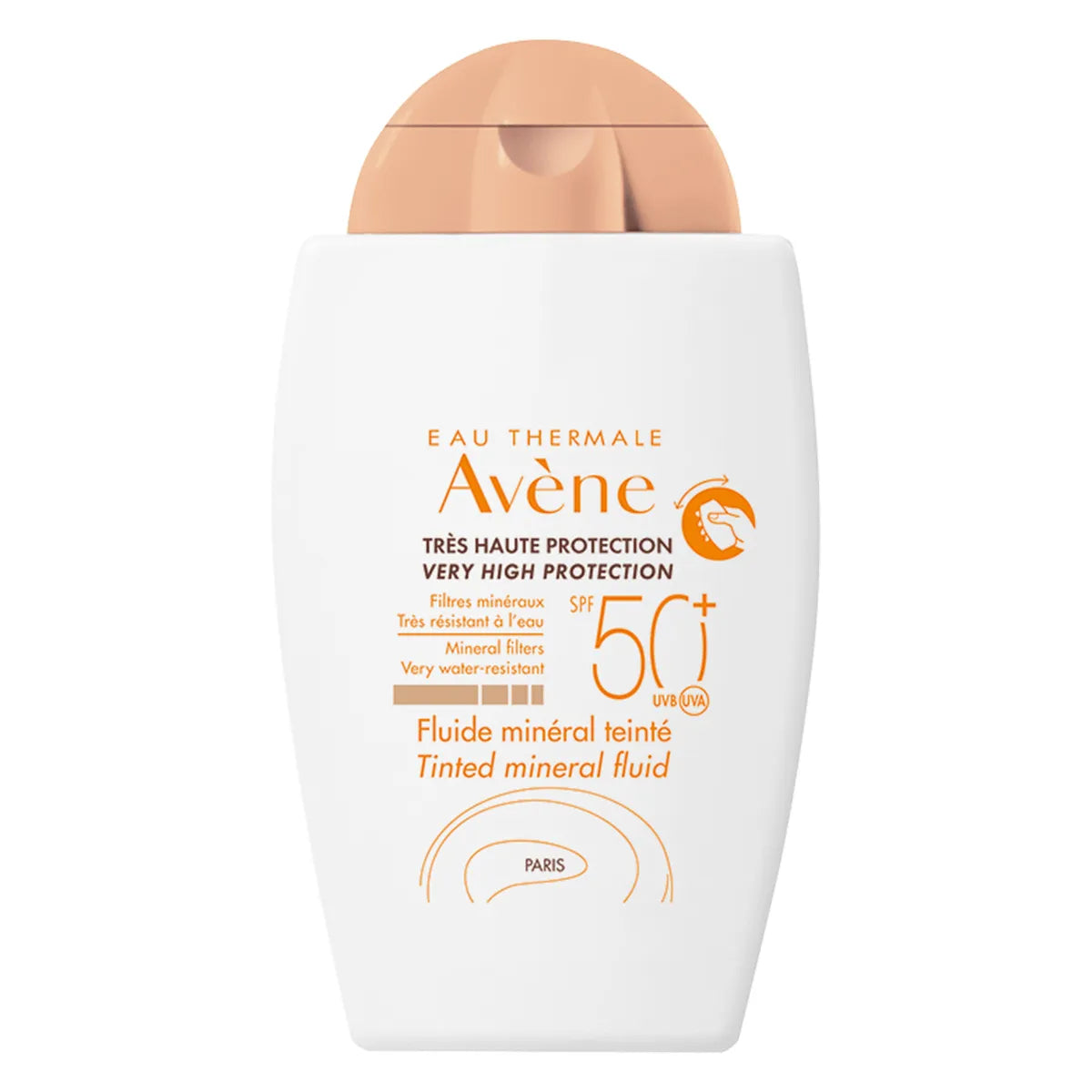 Avene Fotoprotector Fluido Mineral FPS50+ con Color x40ml