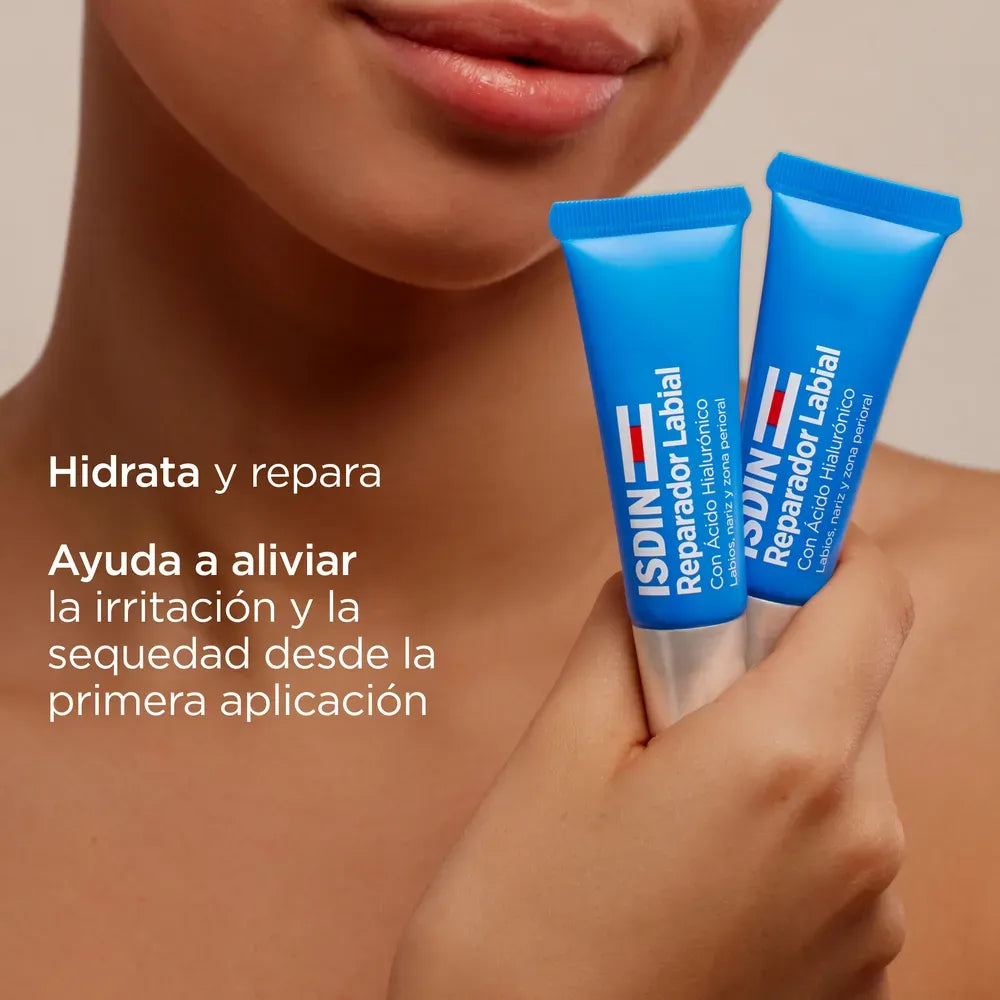 Isdin Reparador Labial Fluido con Ácido Hialurónico x4g