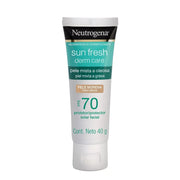 Neutrogena Fotoprotector Sun Fresh Derm Care SPF70+ con Color Tono Medio x40g