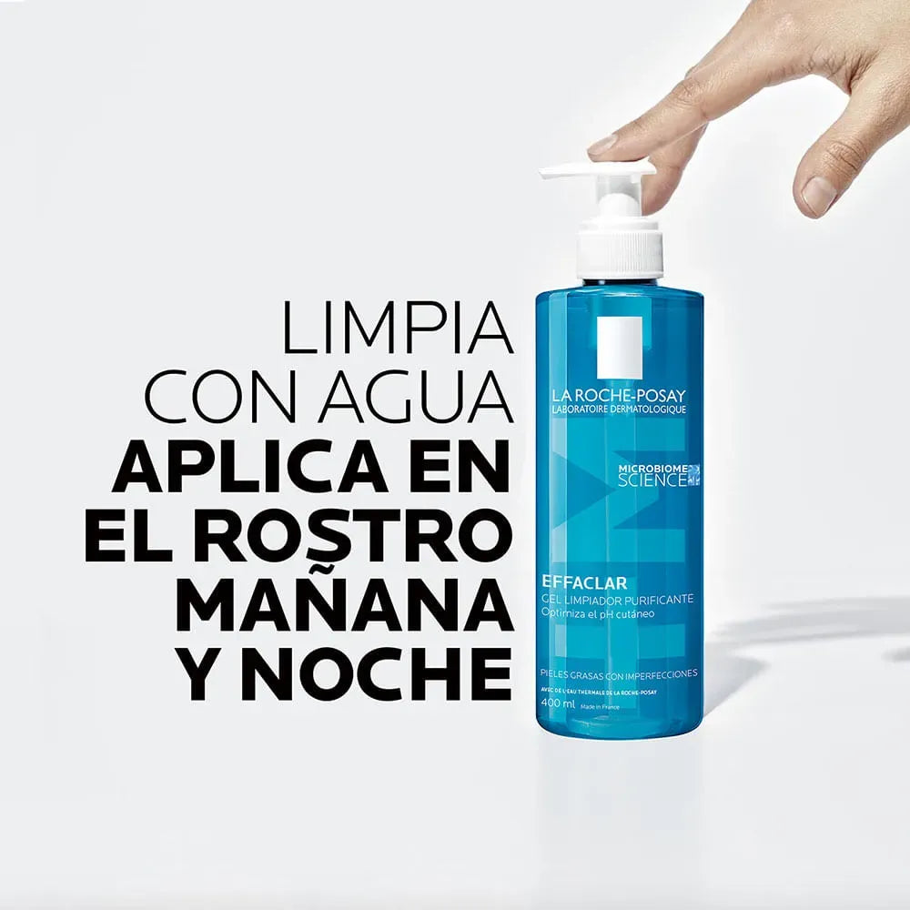 La Roche-Posay Gel limpiador Effaclar + M  x400 ml
