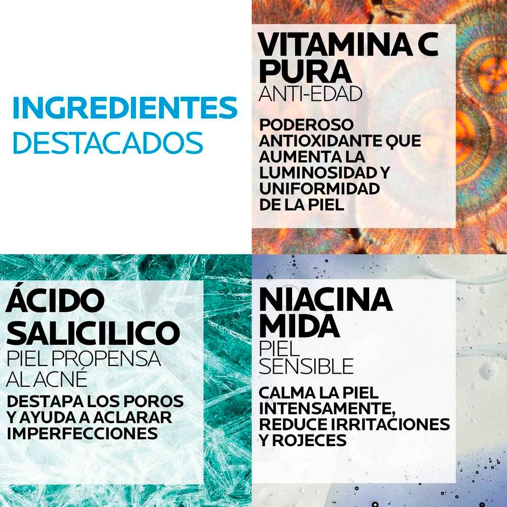 La Roche-Posay Pure Vitamina C10 Serum Antioxidante X 30ML