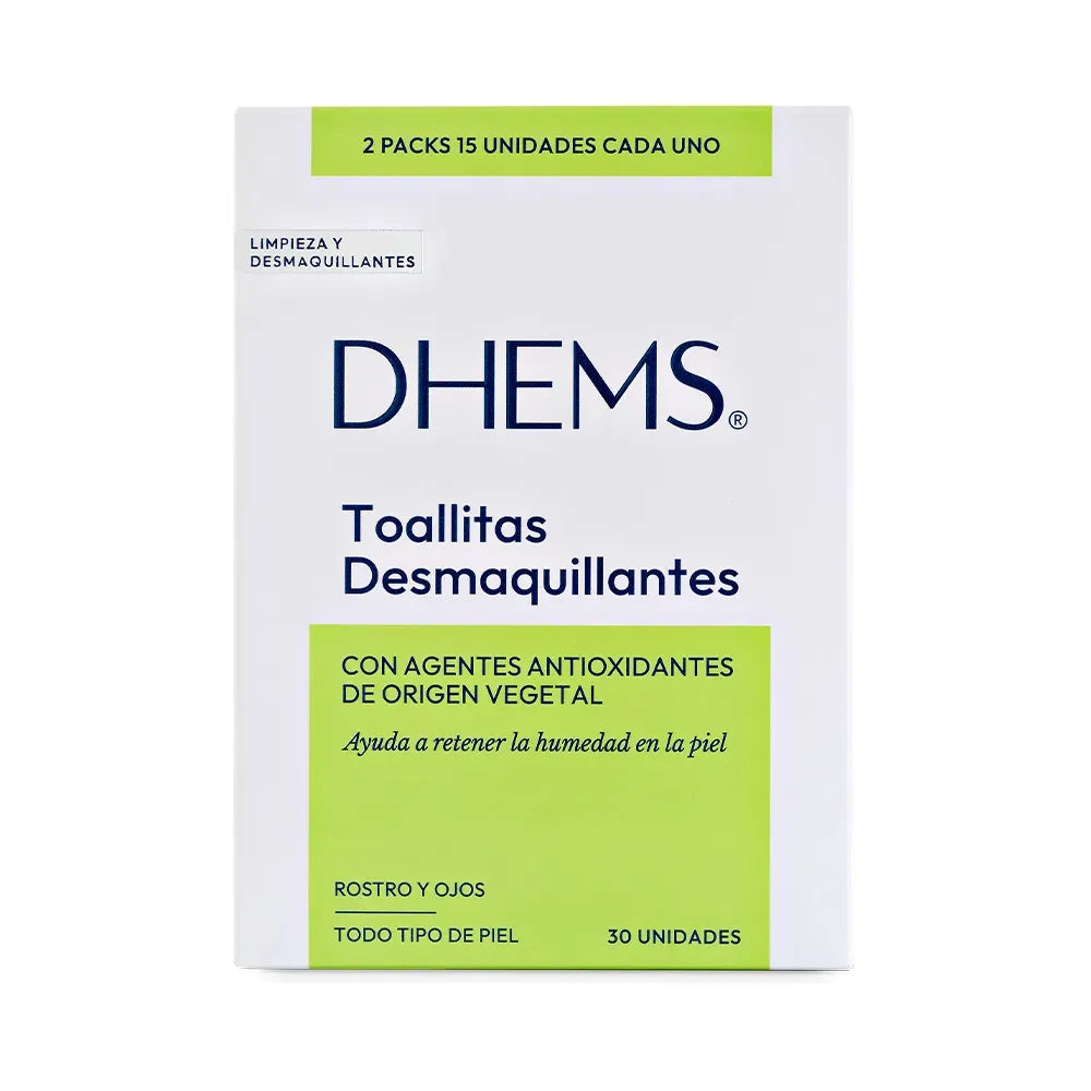 Dhems Toallitas Desmaquillantes 3 en 1 x30 Toallas