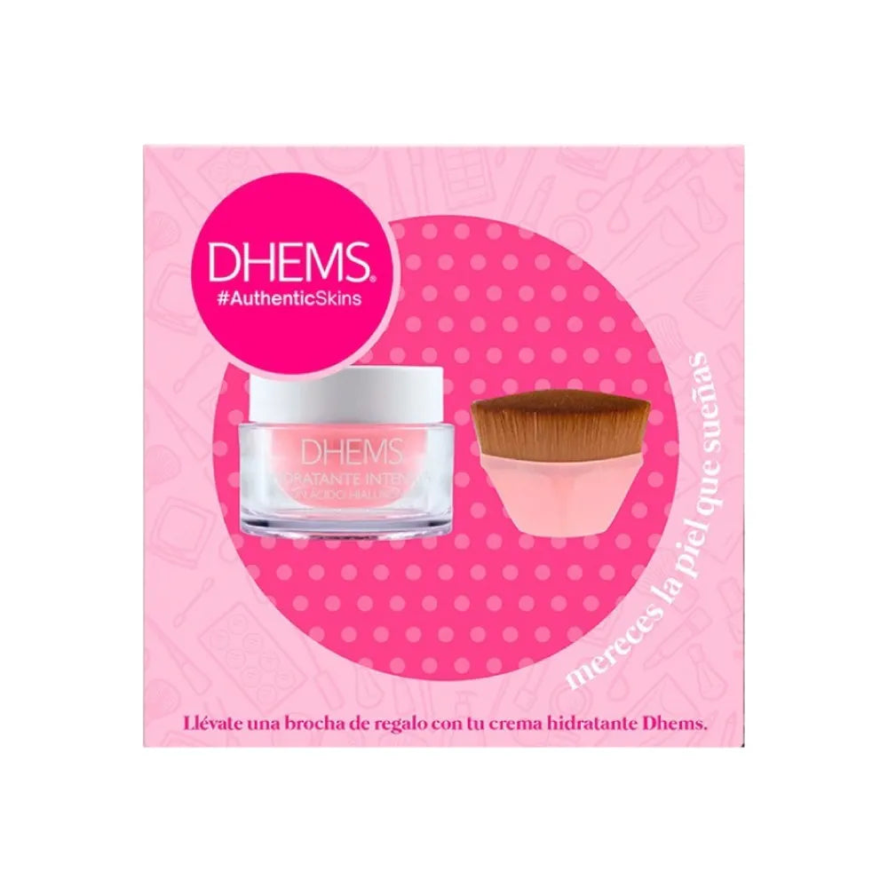 Kit Hidratante Dhems Crema Hidratante Intensiva x50ml + Brocha de regalo