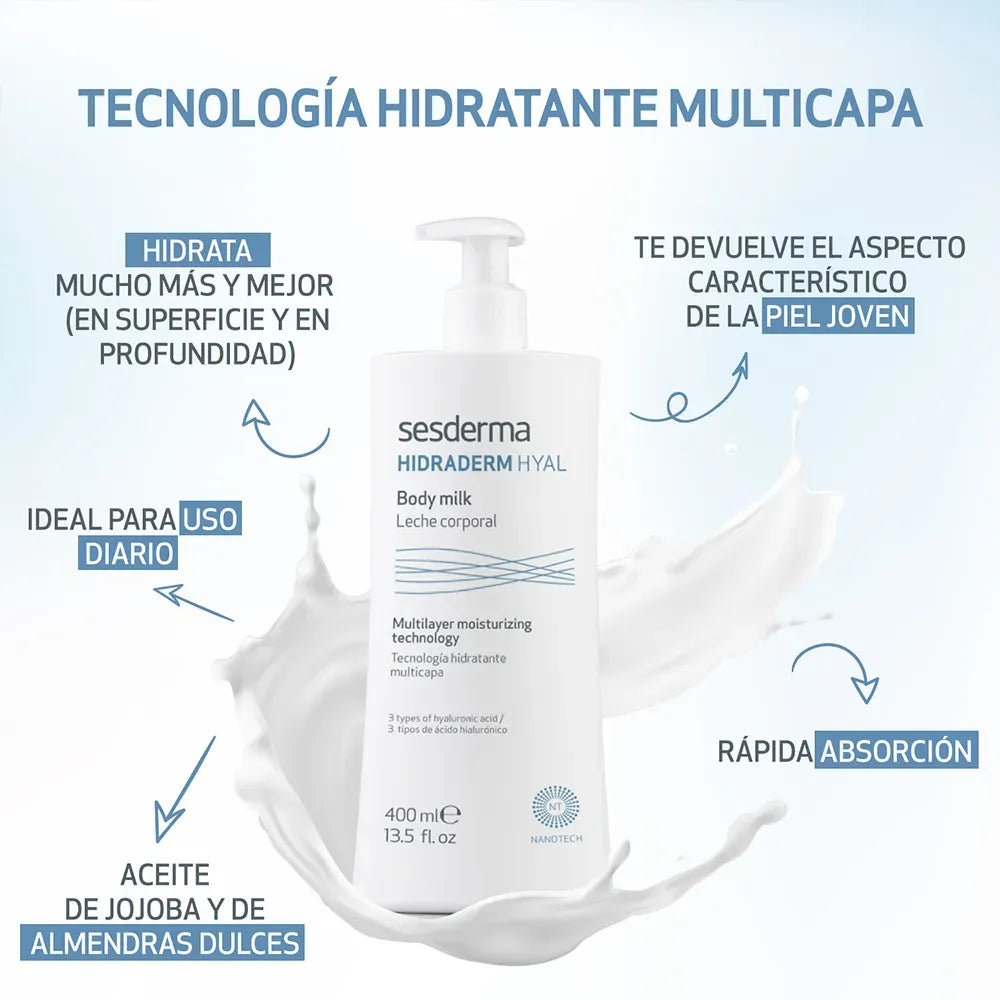 Sesderma Hidraderm Hyal Leche Corporal x400ml