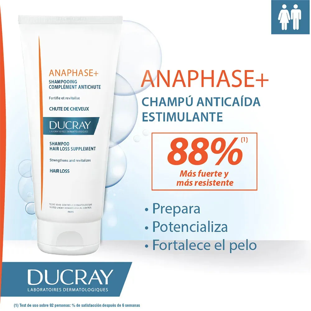 Ducray Anaphase+ Champú Tratamiento Anticaída x200ml