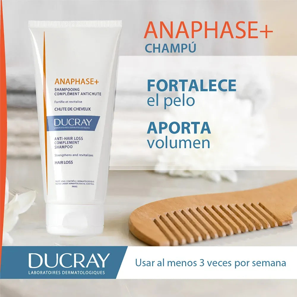 Ducray Anaphase+ Champú Tratamiento Anticaída x200ml