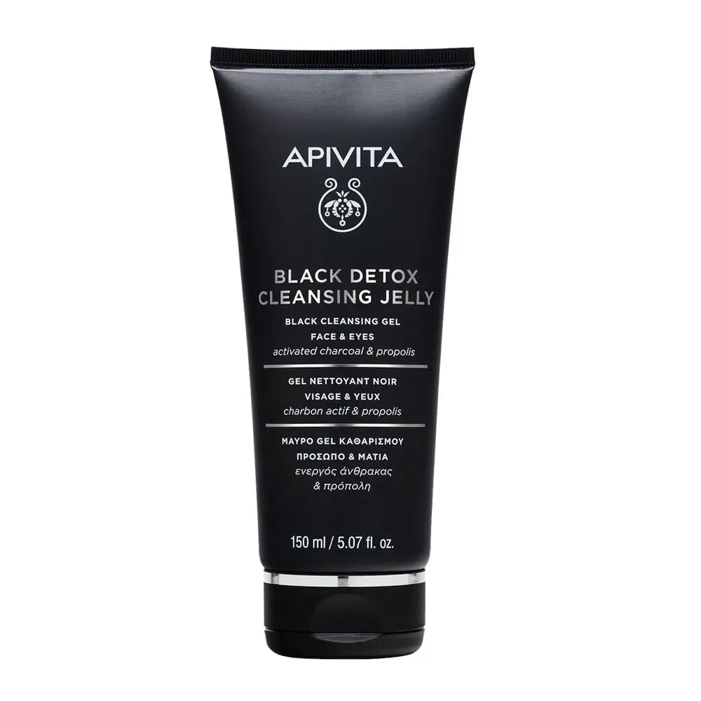 Apivita Black Detox Gel Limpiador Facial x150ml