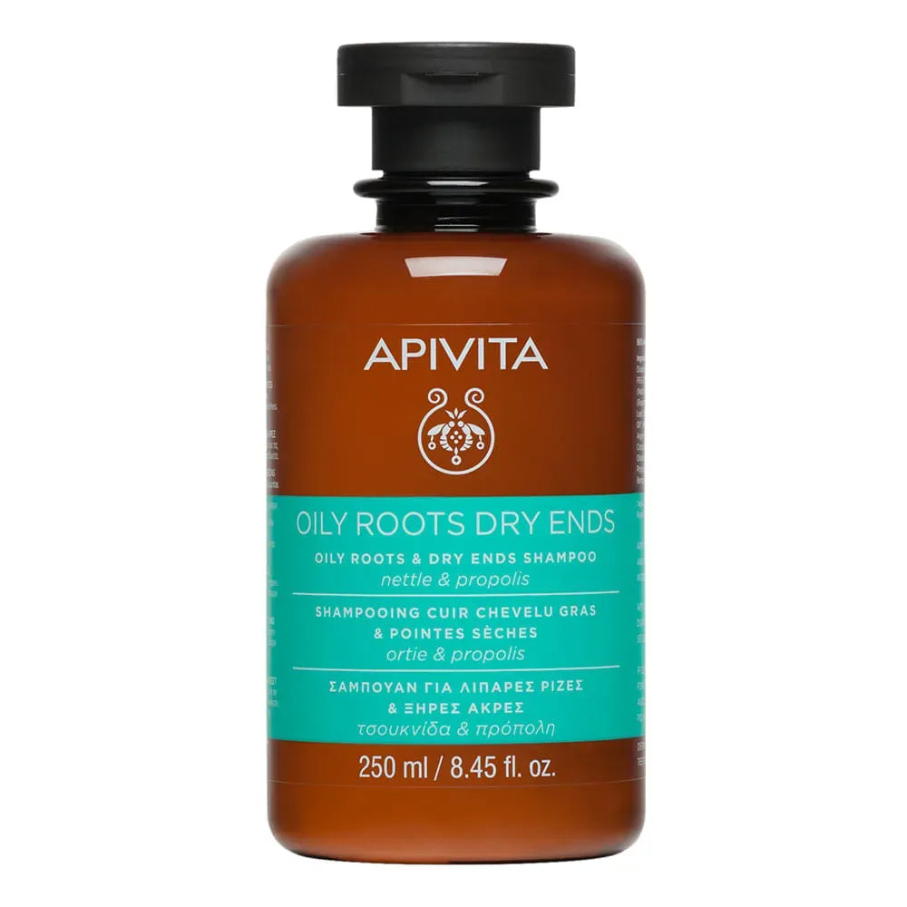 Apivita Champú Equilibrante para Raíces Grasas y Puntas Secas x250ml