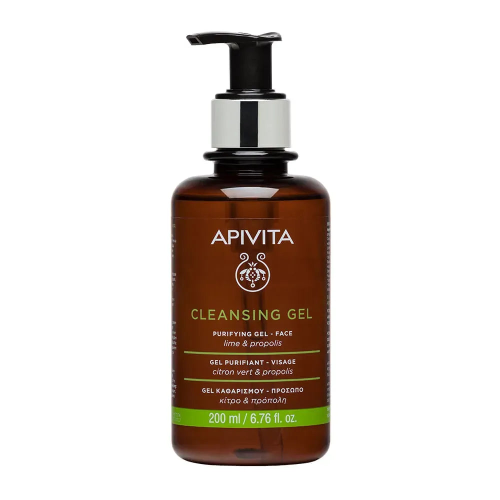 Apivita Gel Limpiador Facial Piel Grasa x200ml