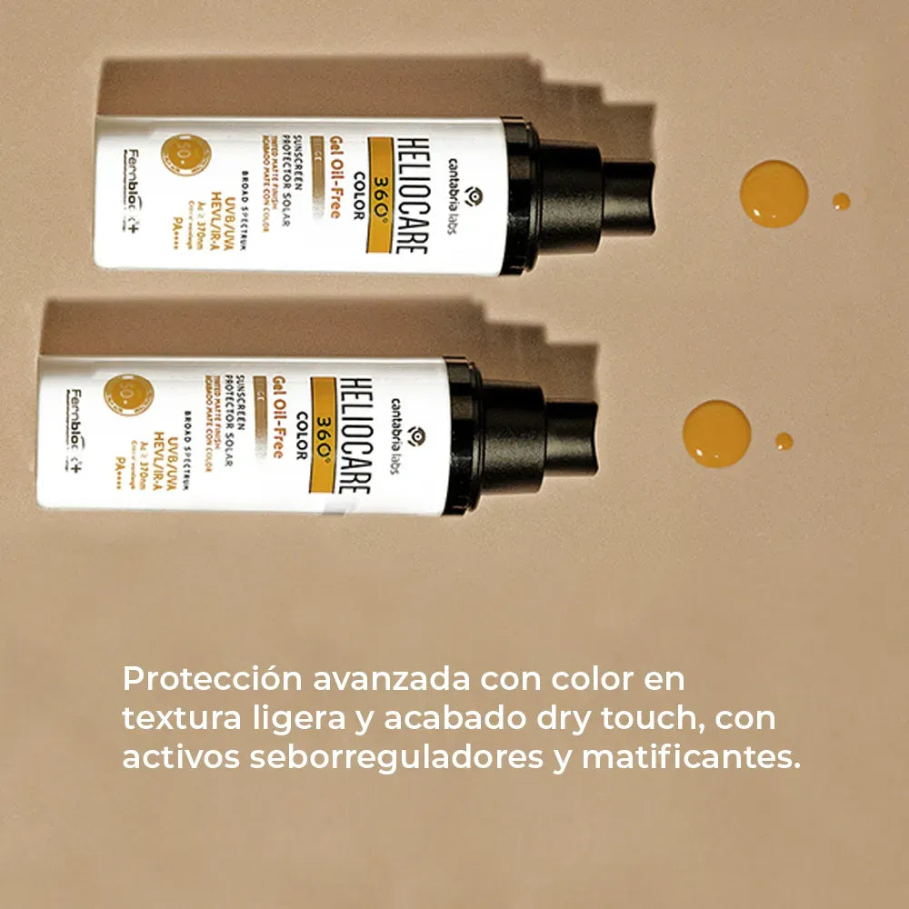 Heliocare 360° Fotoprotector Gel Oil Free Color Beige SPF50+ x50ml