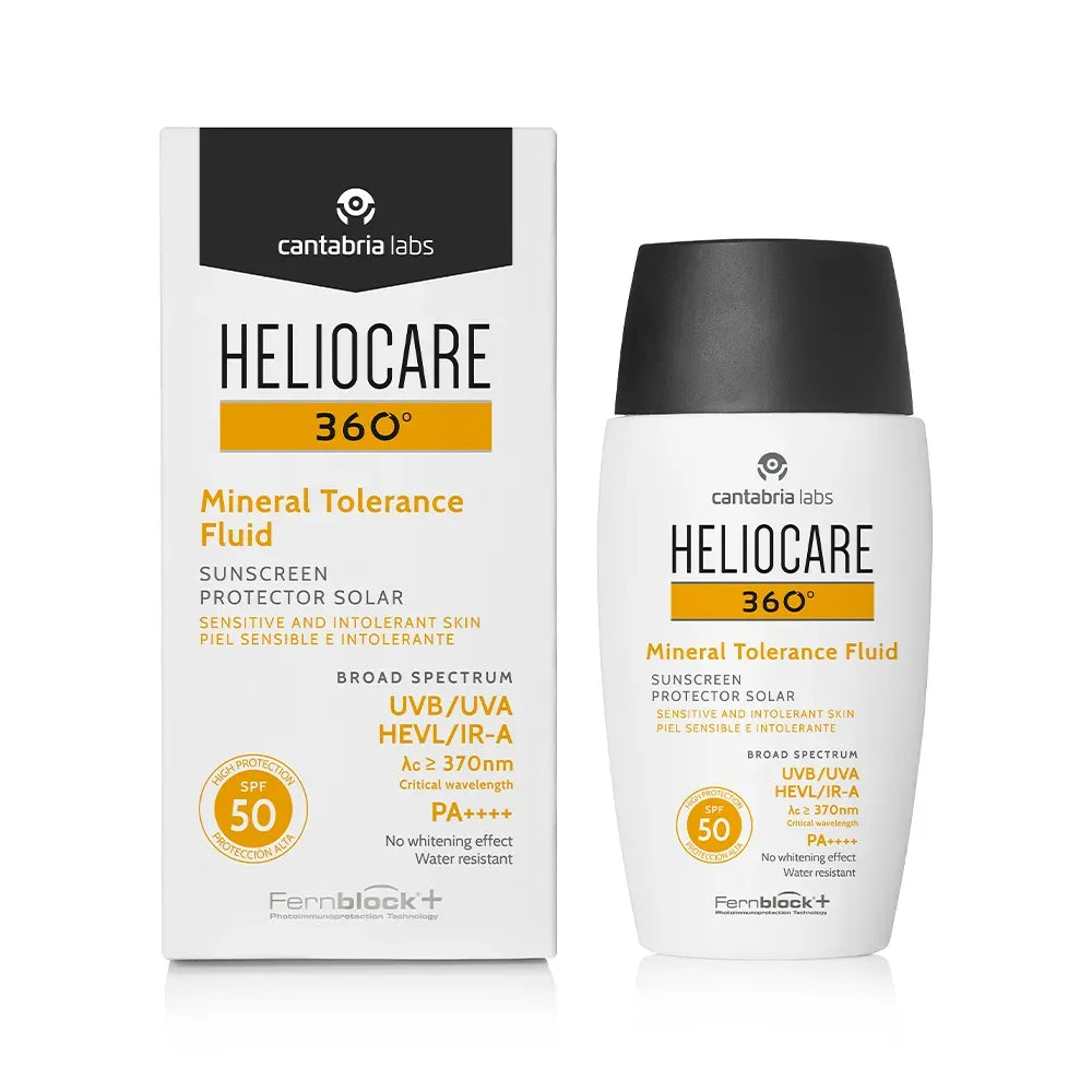 Heliocare 360° Fotoprotector Mineral Tolerance Fluido SPF50+ x50ml