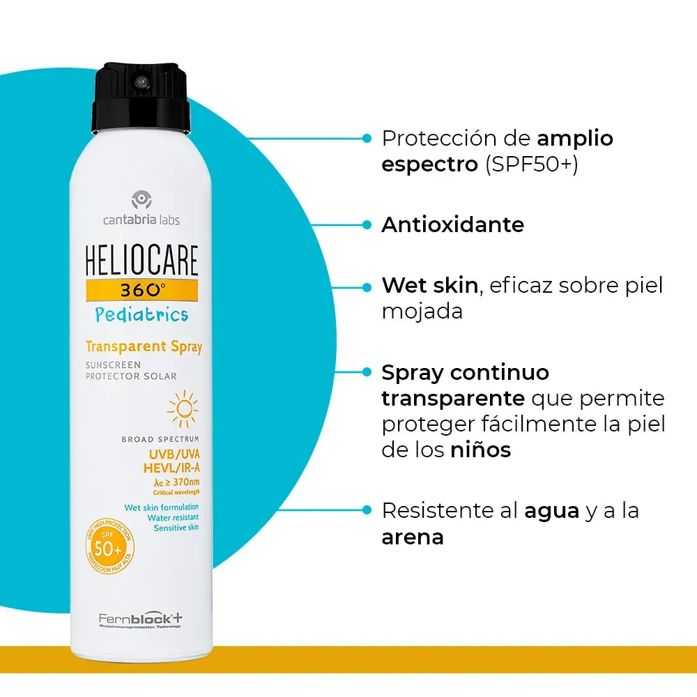 Heliocare 360° Fotoprotector en Spray para Niños SPF50+ x200ml