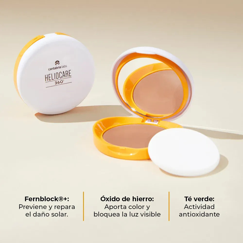 Heliocare 360° Oil Free Fotomaquillaje Compacto FPS50+ x10g