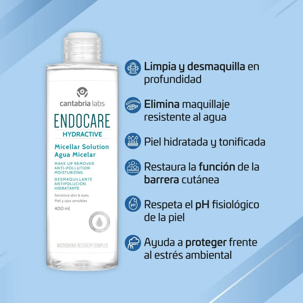 Kit Heliocare 360° Gel Oil-Free Beige x50ml Gratis Endocare Hydractive Agua Micelar x400ml