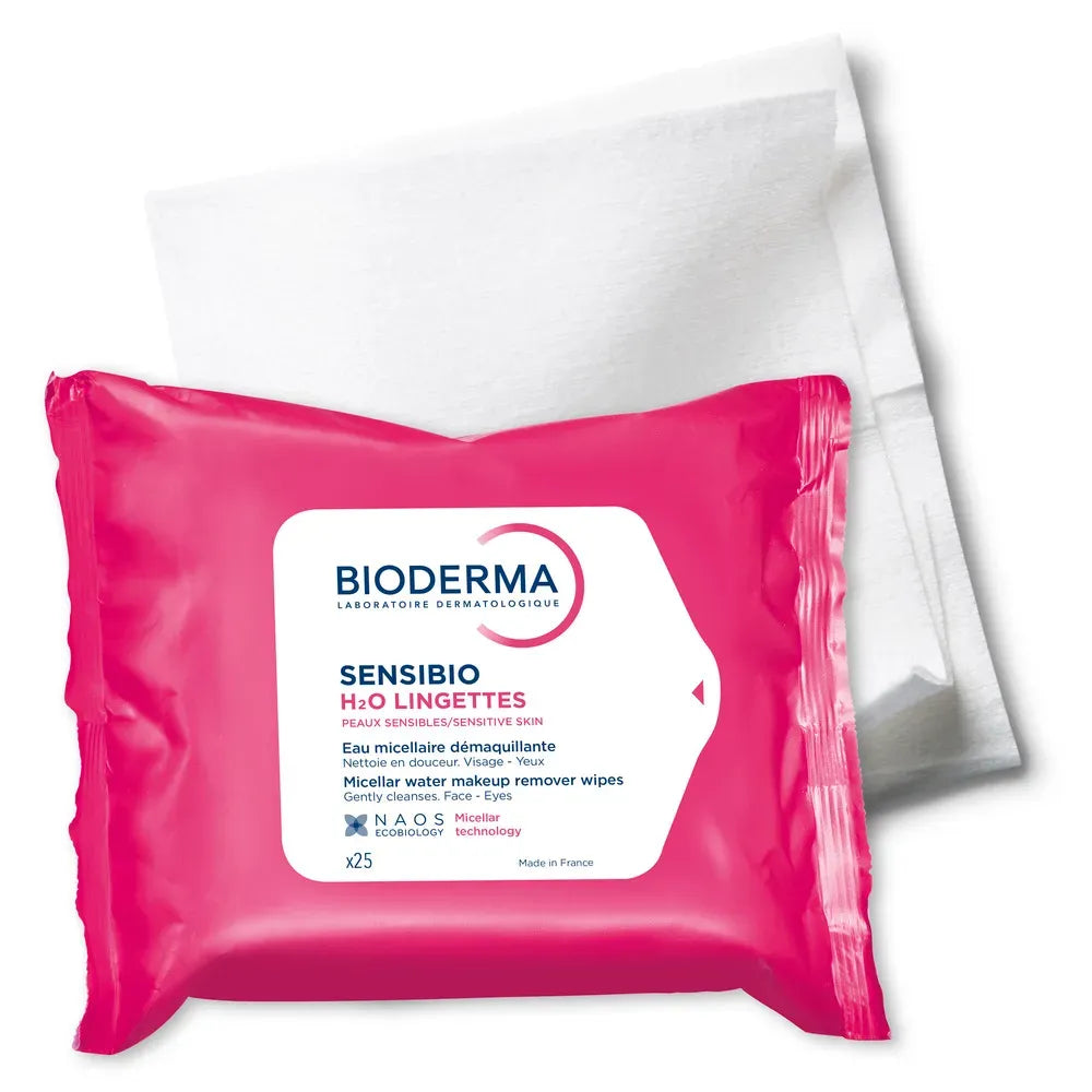 Bioderma Sensibio H2O Toallitas Desmaquillantes x25 Unidades