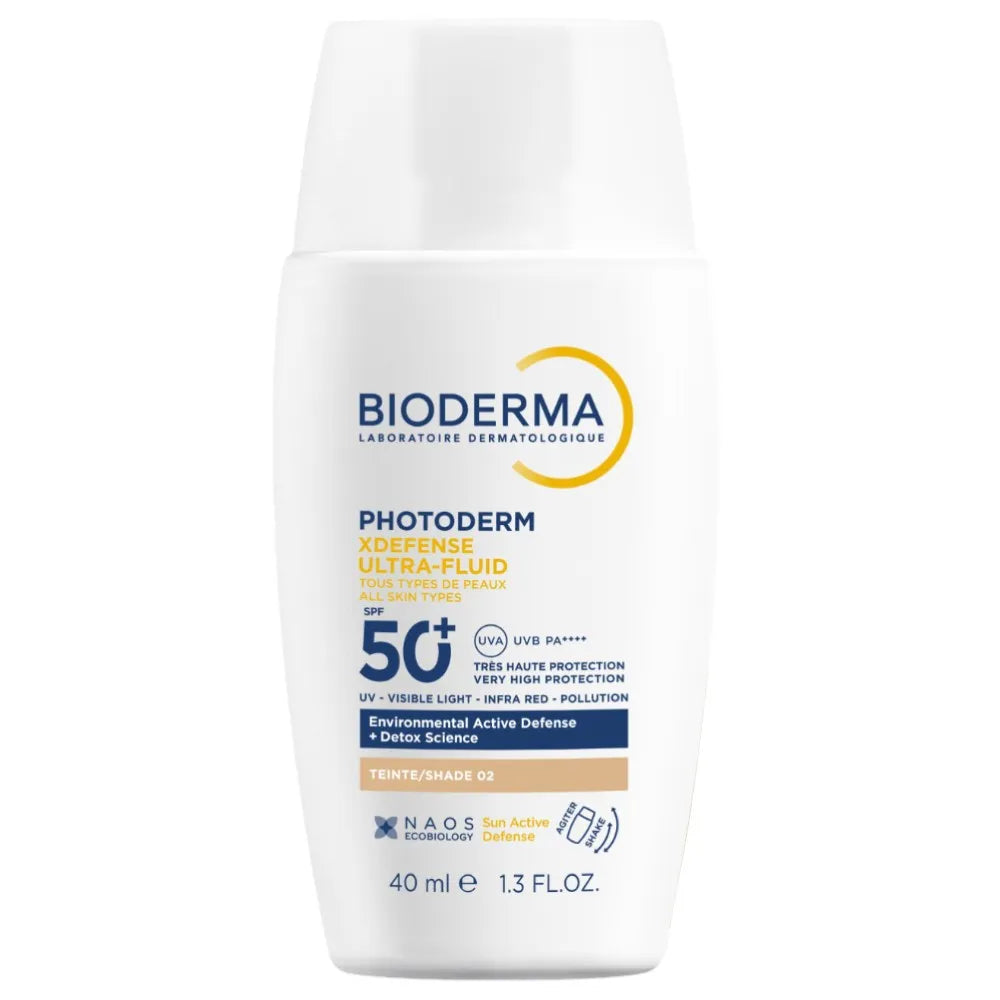 Bioderma Fotoprotector Photoderm XDefense Ultra-Fluido SPF50+ con Color Tono 02 x40ml