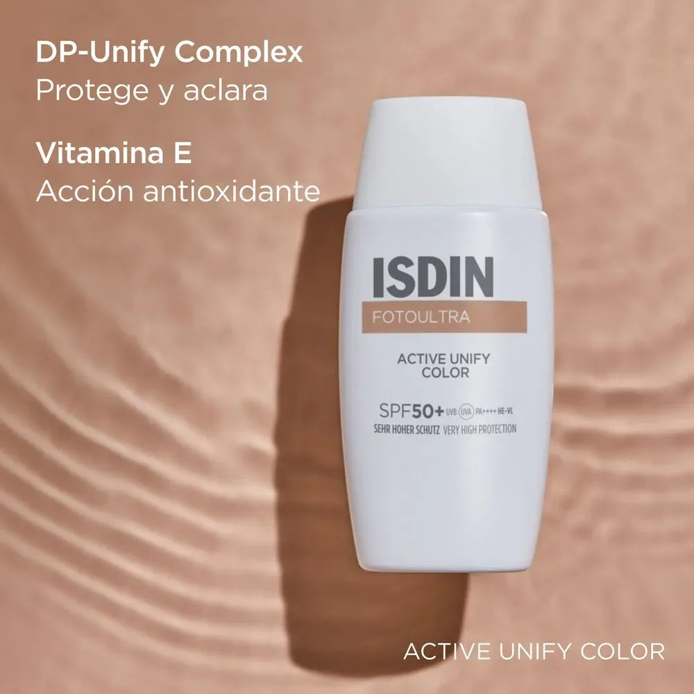 Isdin Fotoprotector Fotoultra Active Unify Despigmentante con Color SPF50+ x50ml