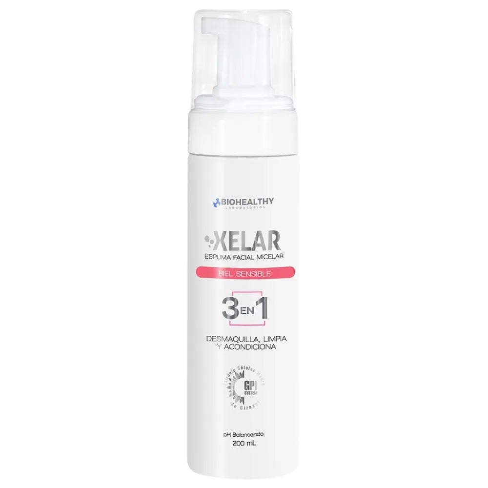Biohealthy Xelar Espuma Micelar Limpiadora Piel Sensible x200ml