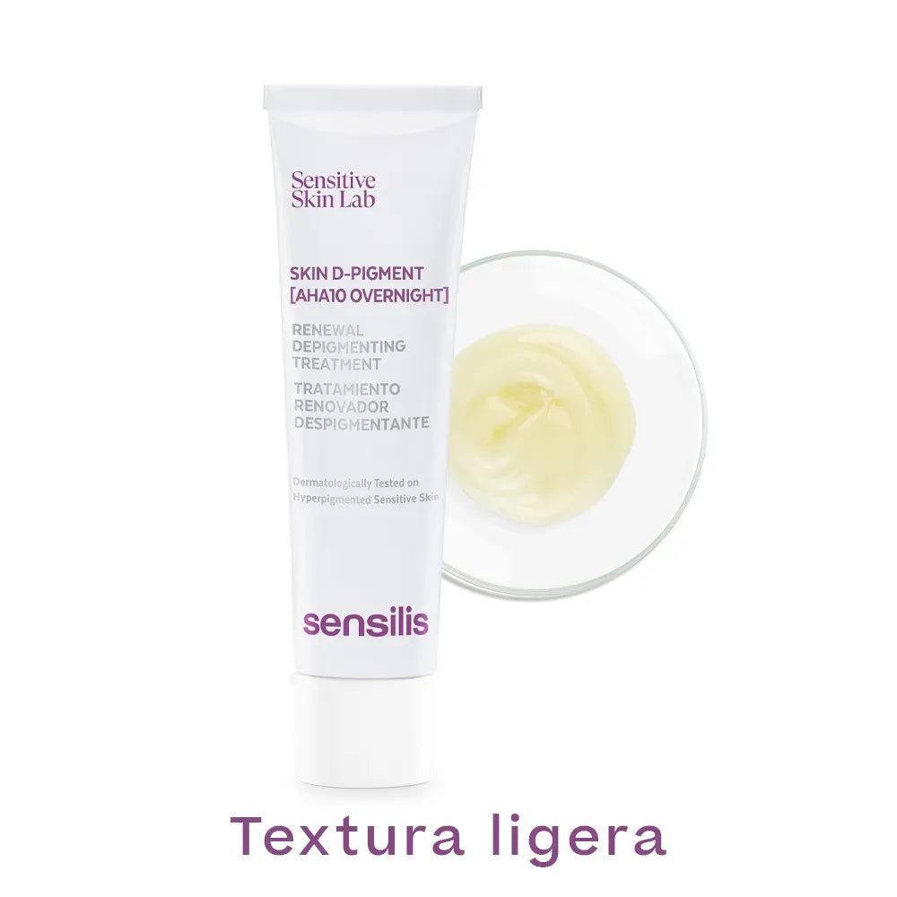 Sensilis Skin D-Pigment AHA10 Overnight Tratamiento Despigmentante x30ml