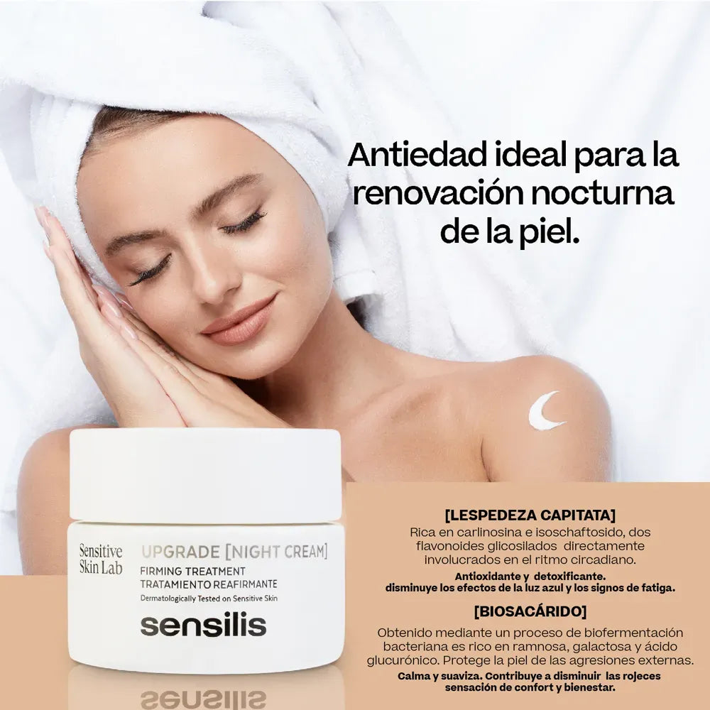 Sensilis Upgrade Crema de Noche Tratamiento Reafirmante x50ml