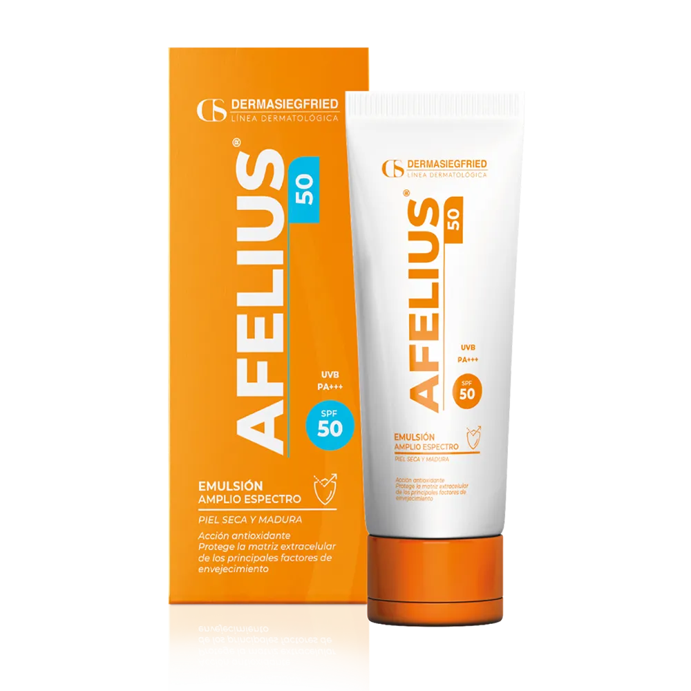 Dermasiegfried Afelius 50 Fotoprotector Pieles Secas SPF50+ x60g