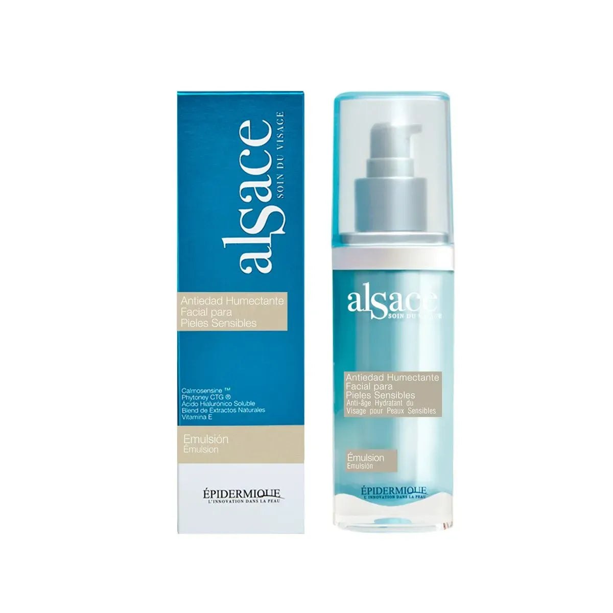 Epidermique Alsace Antiedad Humectante Facial Pieles Sensibles x60ml