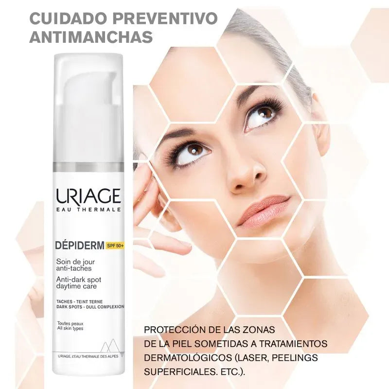 Uriage Fotoprotector Dépiderm Antimanchas SPF50+ x30ml