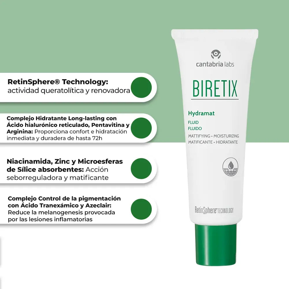 Biretix Hydramat Fluido Hidratante x50ml