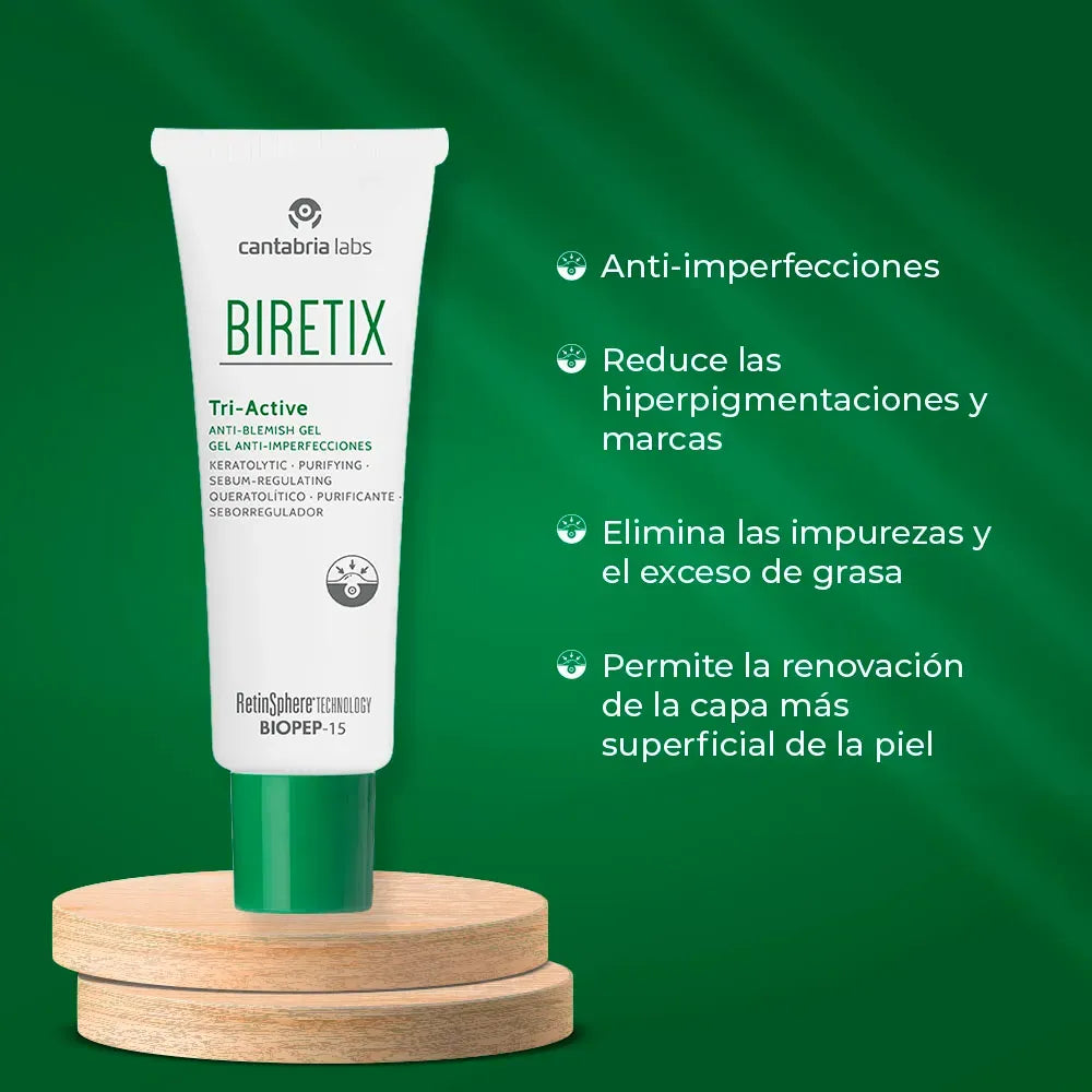 Biretix Tri-Active Gel Anti Imperfecciones x50ml