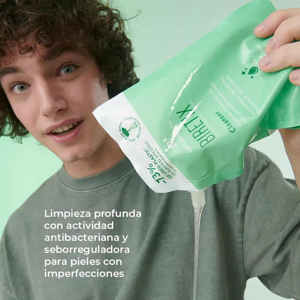 Biretix Cleanser Gel Limpiador Purificante Refill x400ml