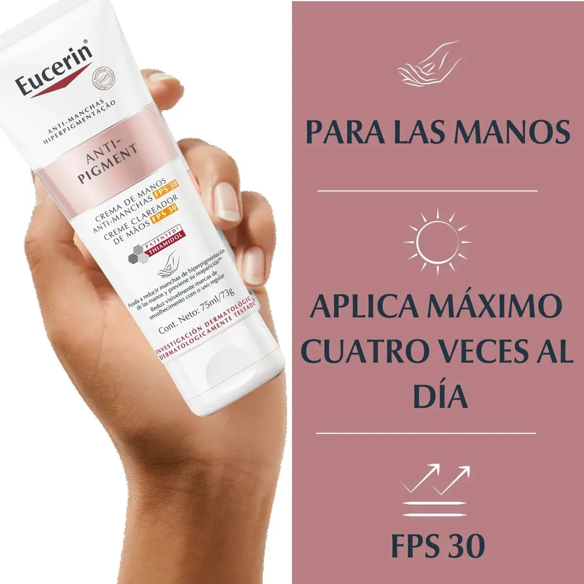Eucerin Anti-Pigment Crema de Manos SPF30 75ml