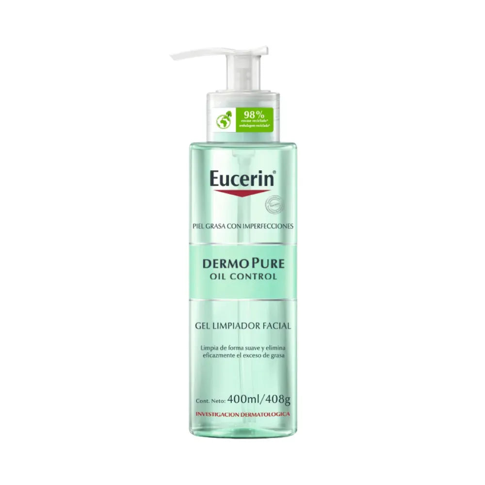 Gel Limpiador Facial Eucerin DermoPure Oil Control de 400ml