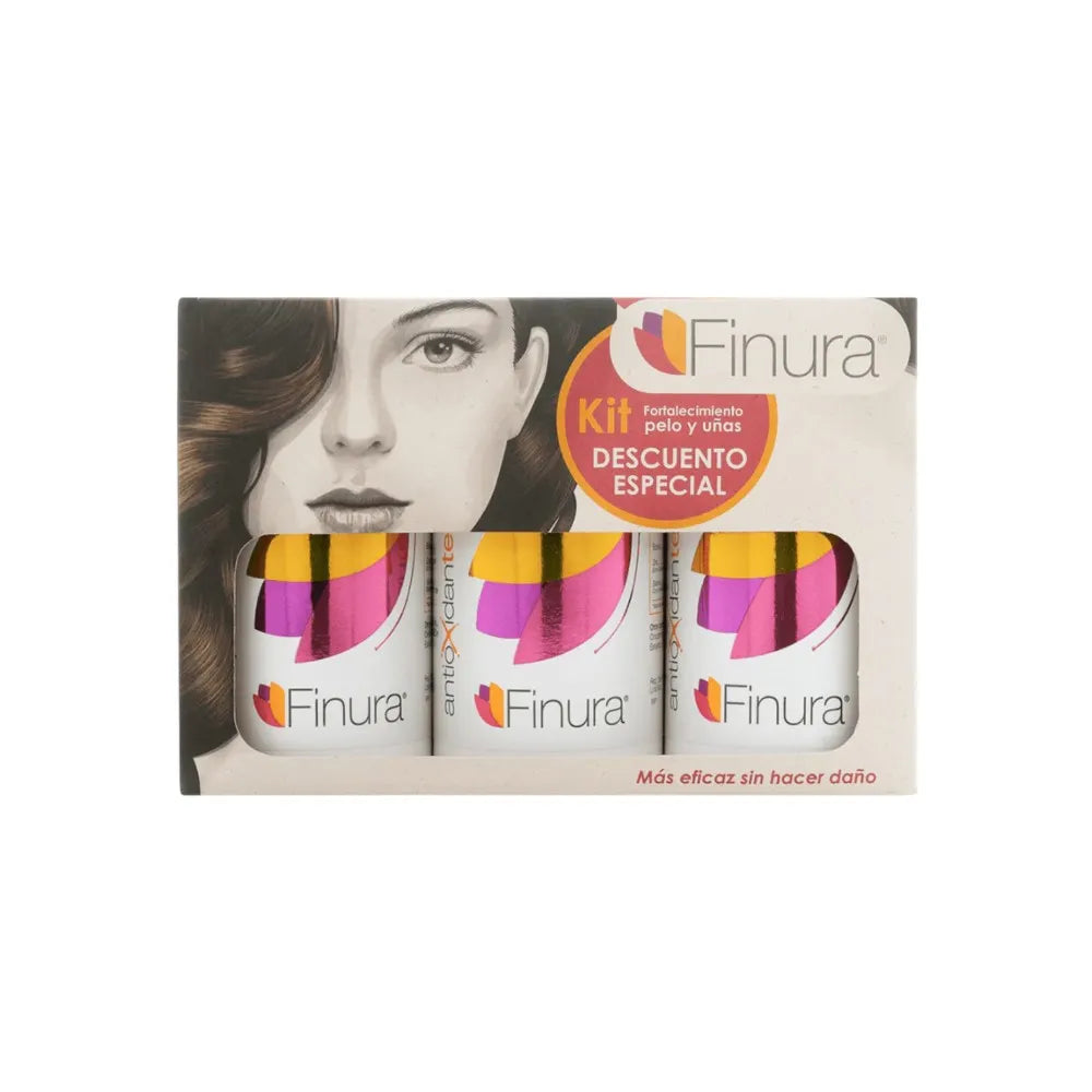 Antioxidantech Kit Finura x3 Frascos x60 Cápsulas