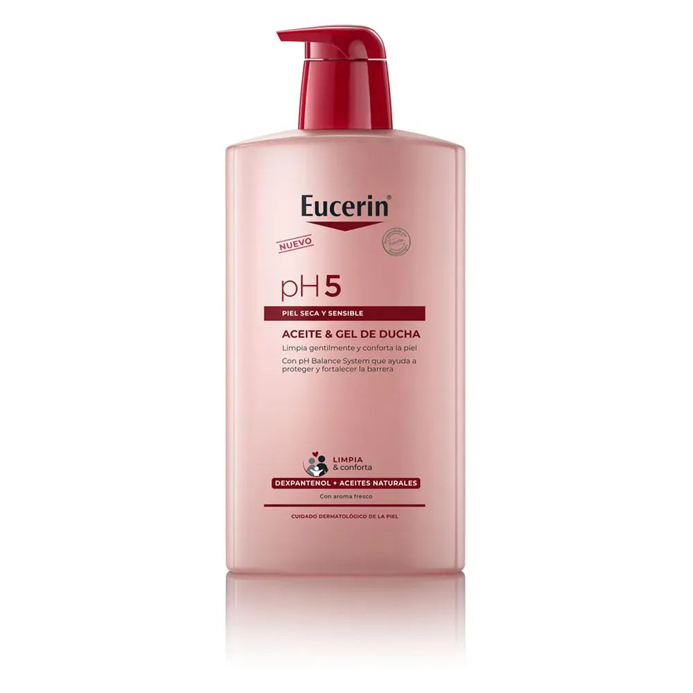 Aceite y gel de ducha Eucerin pH5 de 1000ml
