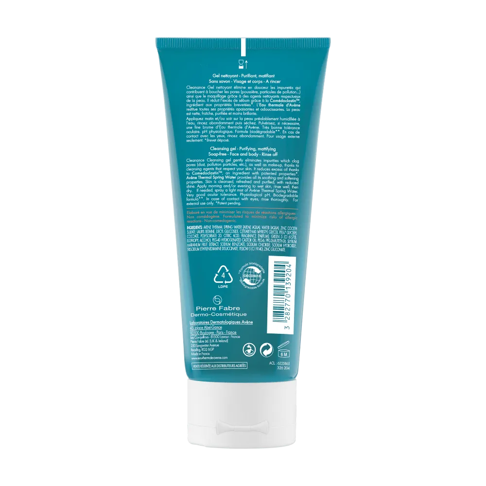 Avene Cleanance Gel Limpiador x200ml
